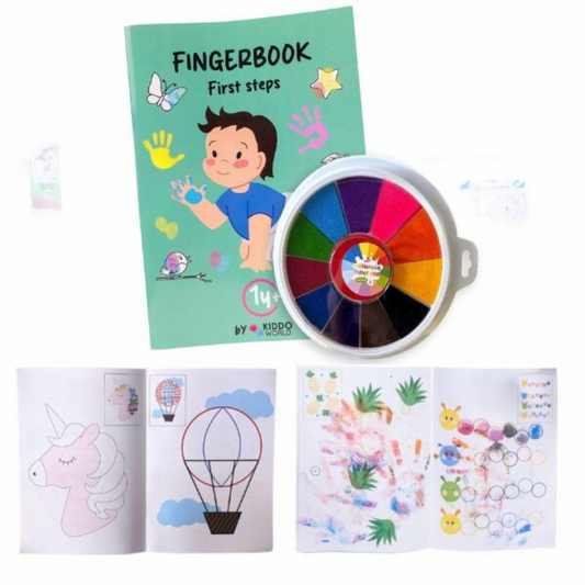 LittleArtist -  Fingerfertigkeit-Malbuch