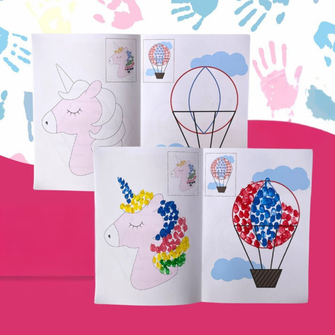 LittleArtist -  Fingerfertigkeit-Malbuch