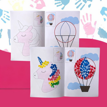 LittleArtist -  Fingerfertigkeit-Malbuch