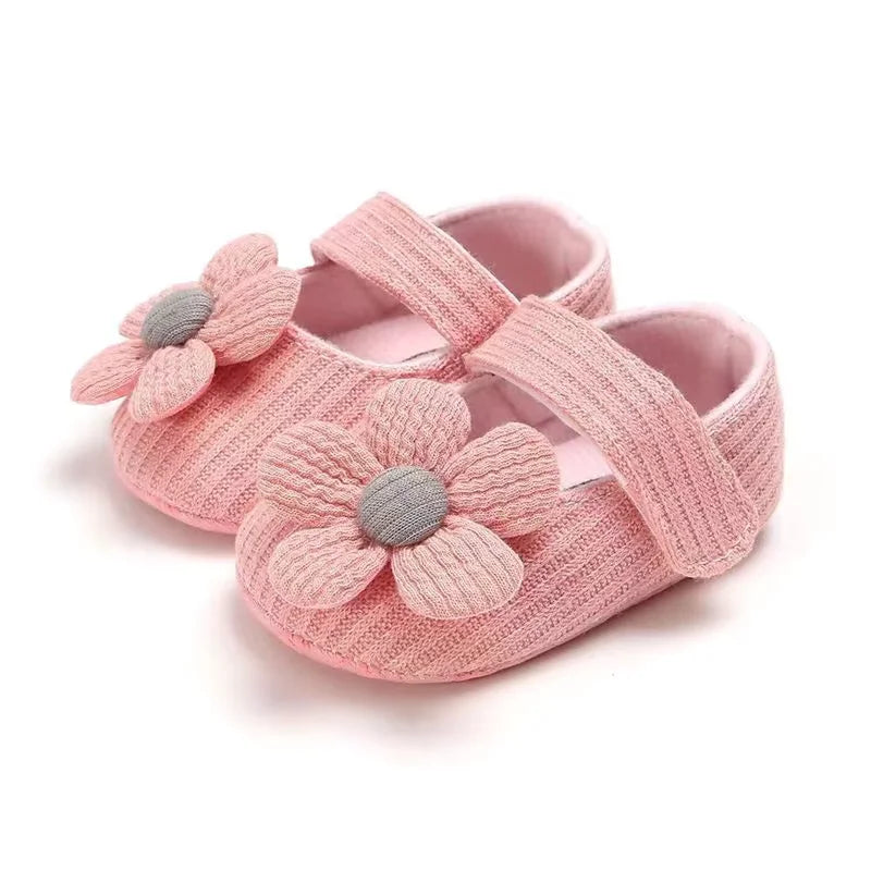 GlowSteps™ – Baby Mädchen Leuchtende Slip-On Socken Schuhe 0–12 Monate | Weicher Indoor-Komfort