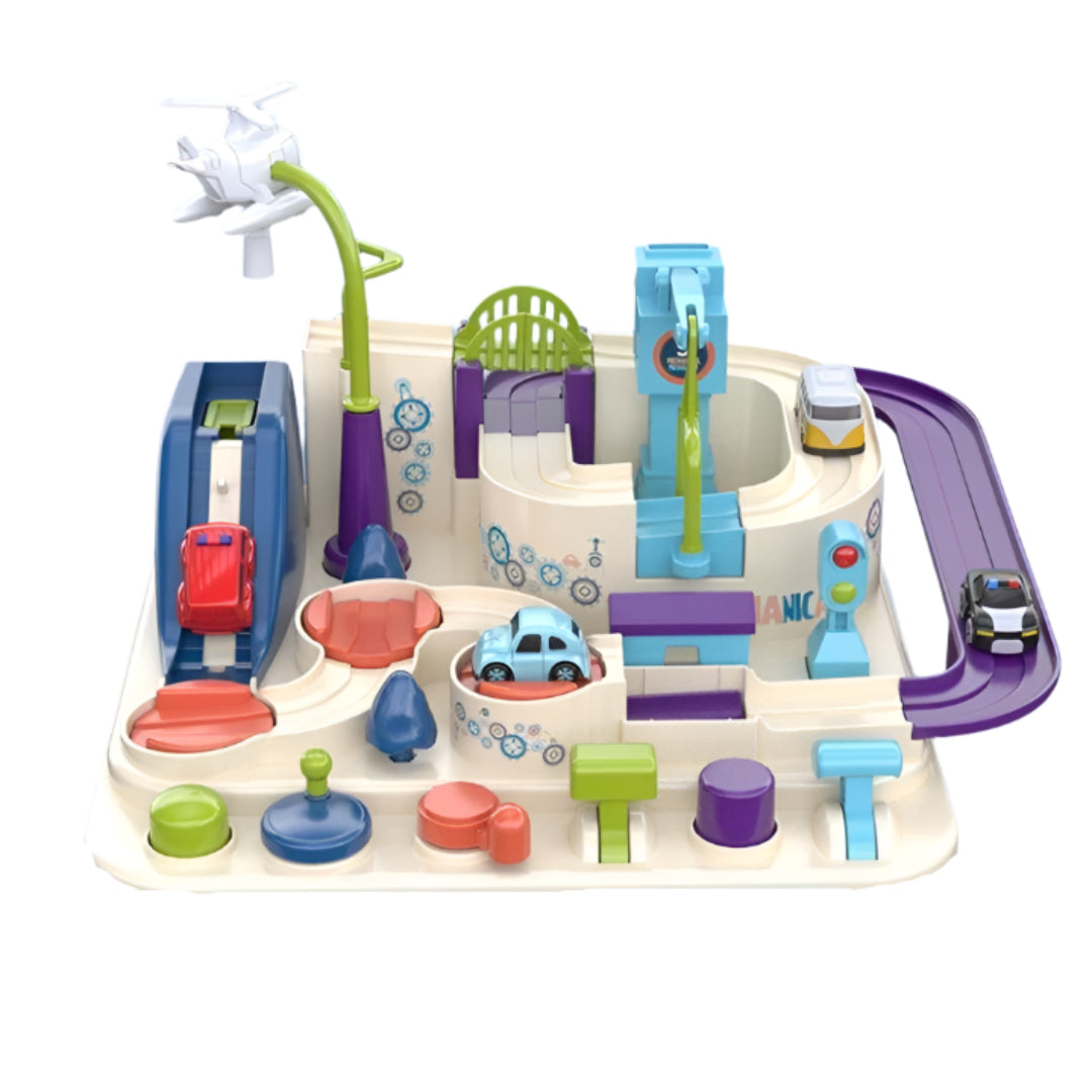 CityCircuit™ - Logisches Autoabenteuer für Kinder ab 3 Jahren - fördert Konzentration und Denkvermögen