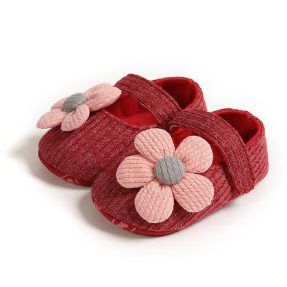 GlowSteps™ – Baby Mädchen Leuchtende Slip-On Socken Schuhe 0–12 Monate | Weicher Indoor-Komfort