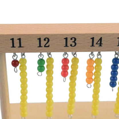 CountBeads Montessori Perlen-Treppe – Zählen & Rechnen – Ab 3 Jahren