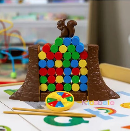 LogBalance – Holzstapelspiel für Kinder ab 3 Jahren – Fördert Koordination und Geduld