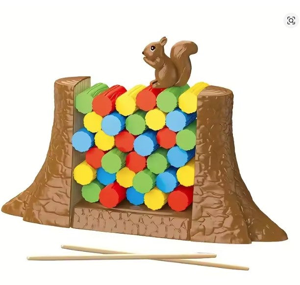 LogBalance – Holzstapelspiel für Kinder ab 3 Jahren – Fördert Koordination und Geduld