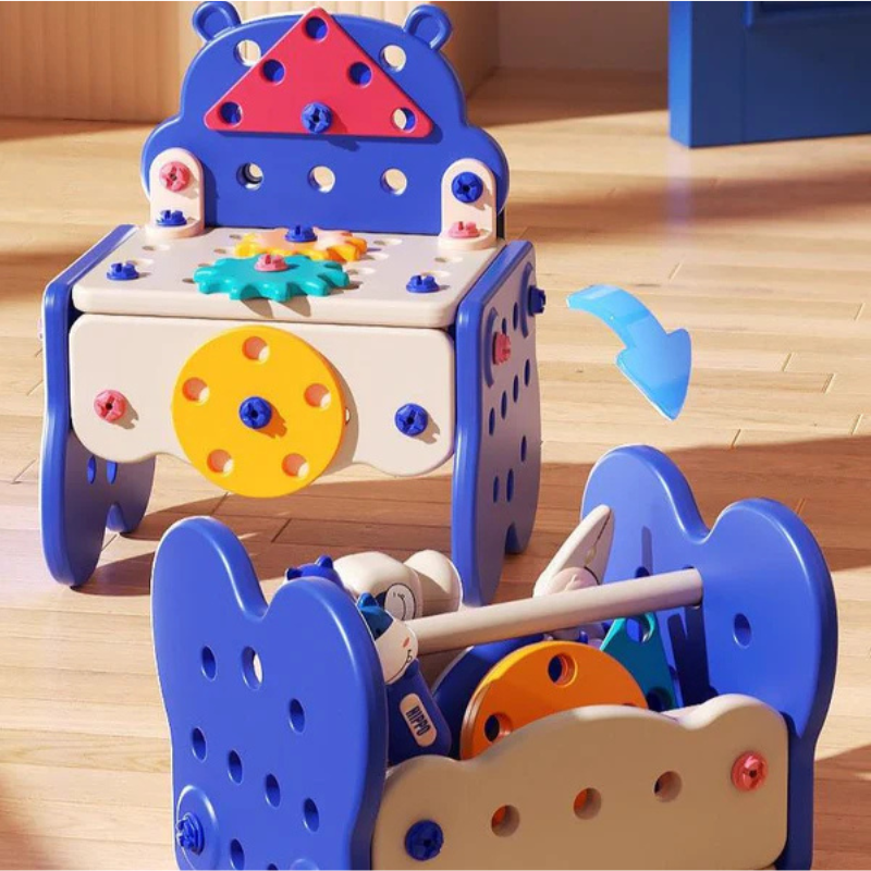 BuilderBench- Selbst spielen mit echten Werkzeugen für junge Macher