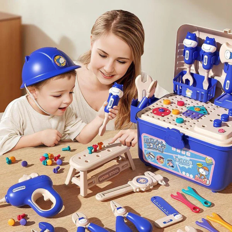 BuilderBench- Selbst spielen mit echten Werkzeugen für junge Macher