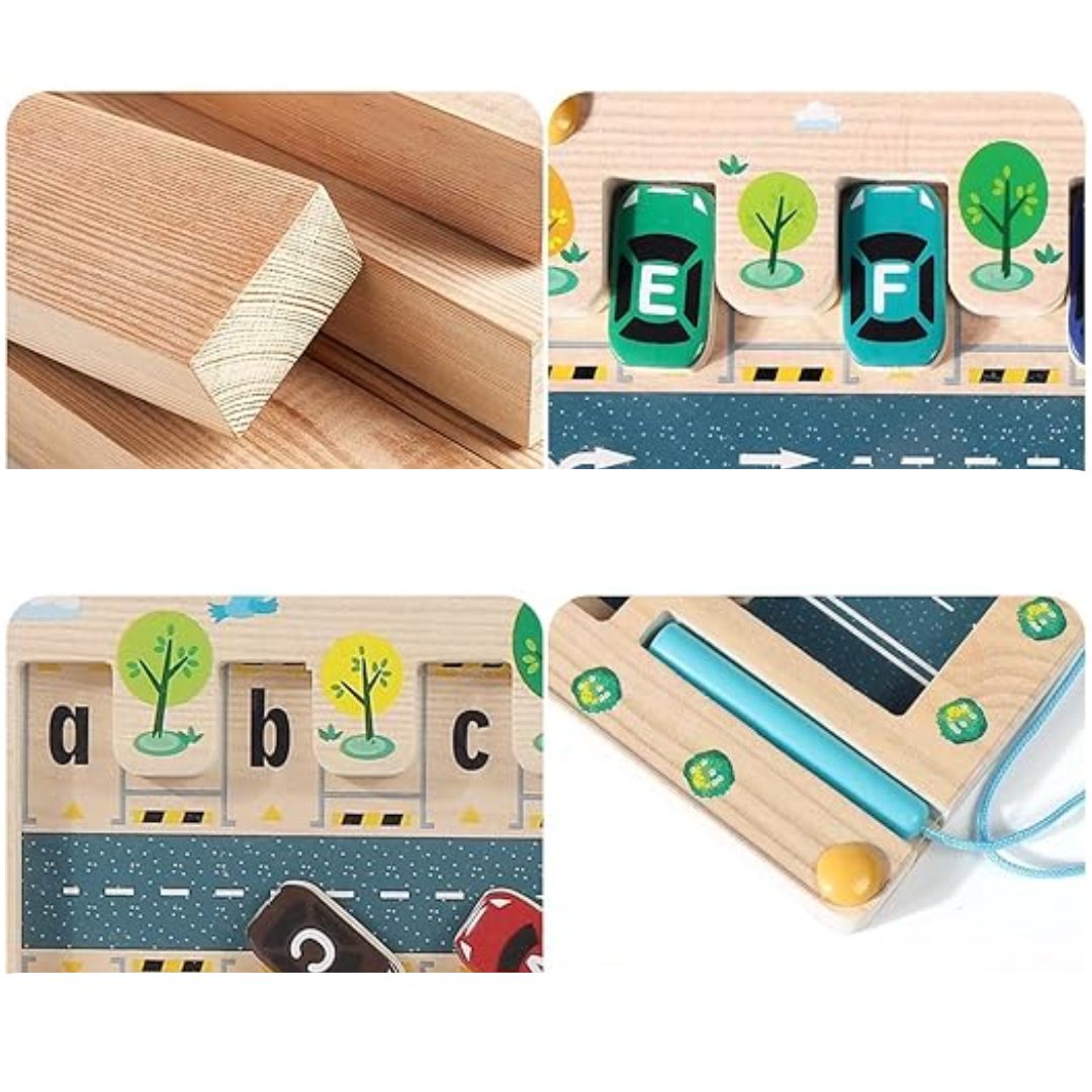 AlphabetAdventure - Magnetisches Alphabet Labyrinth Montessori