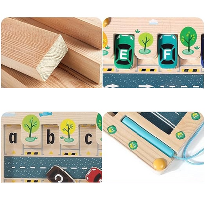 AlphabetAdventure - Magnetisches Alphabet Labyrinth Montessori