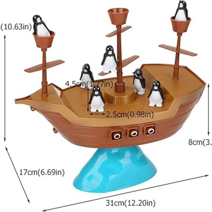 CaptainSteady - Pinguinblock und Kindergarten-Brettspiel