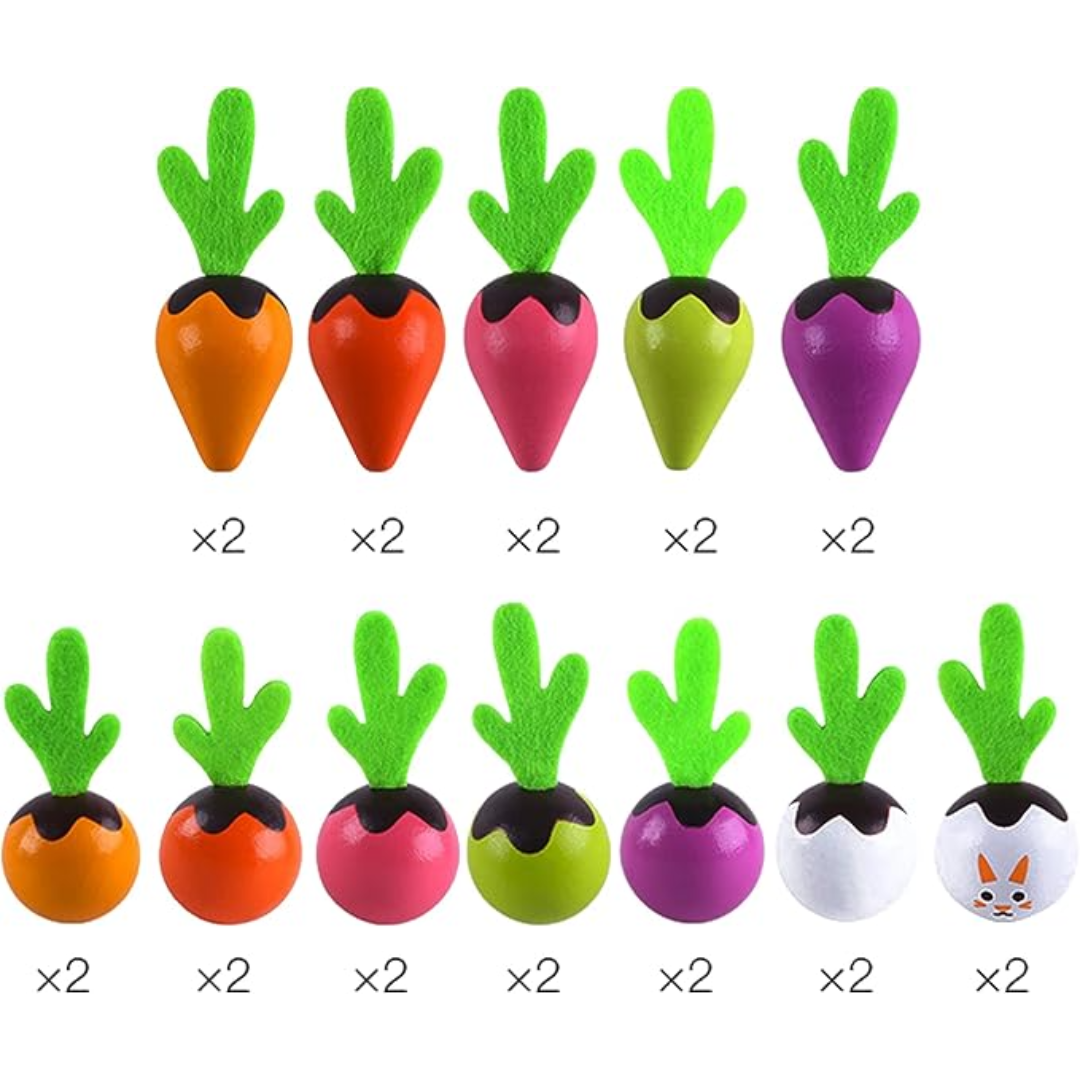 GrowGarden - Montessori Gemüse Spielset