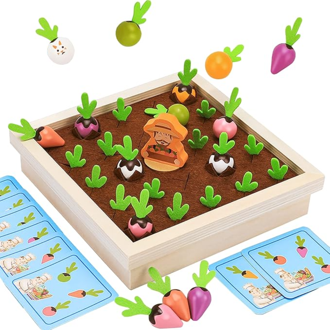 GrowGarden - Montessori Gemüse Spielset