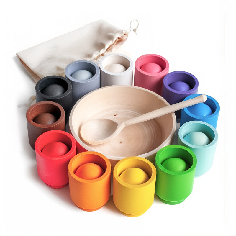 ColorNest- Waldorf Sortierspielzeug