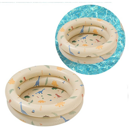 WadeWave - Aufblasbarer PVC-Baby-Pool für Kleinkinder ab 2 Jahren - Wasserspiel im Freien, abgerundetes Design