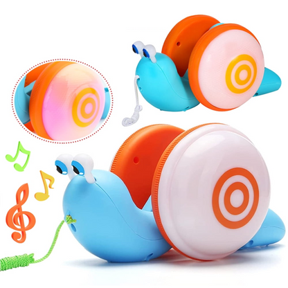 SnailShine – Melodischer Kriechfreund | Licht- & Klangspielzeug für Kinder ab 5 Jahren
