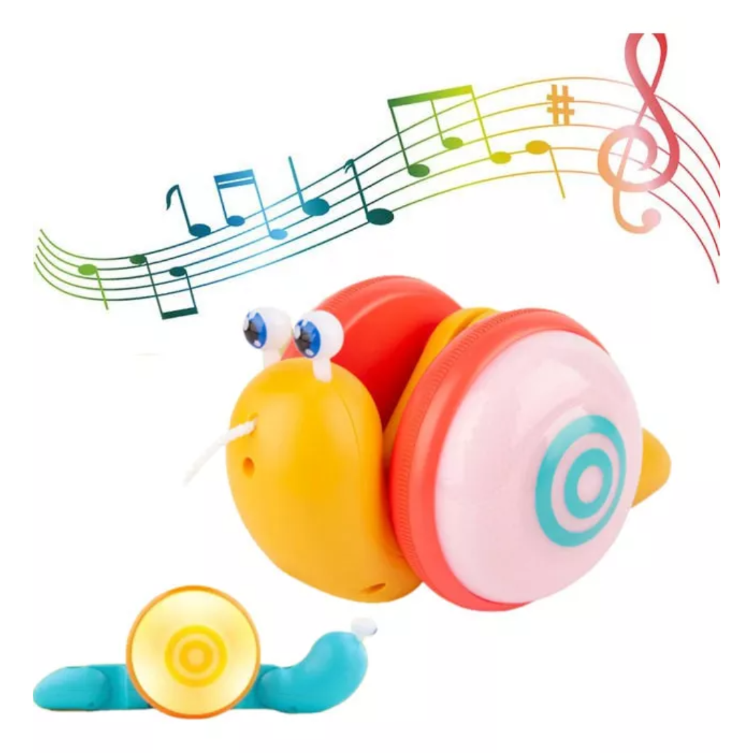 SnailShine – Melodischer Kriechfreund | Licht- & Klangspielzeug für Kinder ab 5 Jahren