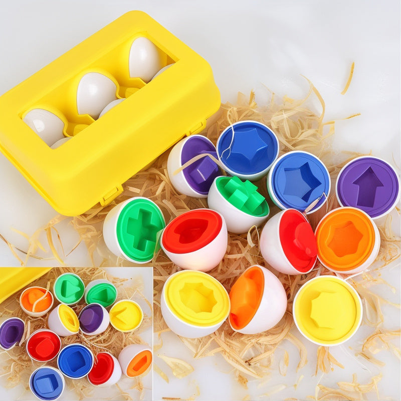 GeoEggs- Bunte geometrische Eier zum Aufbau von Fähigkeiten