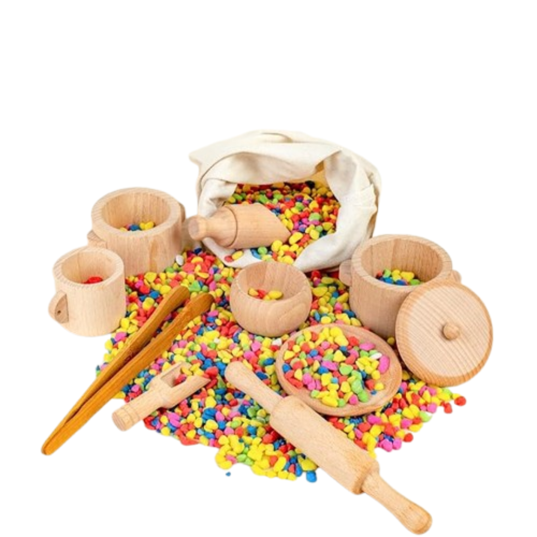PlayPots - Holzsensorische Backwerkzeuge