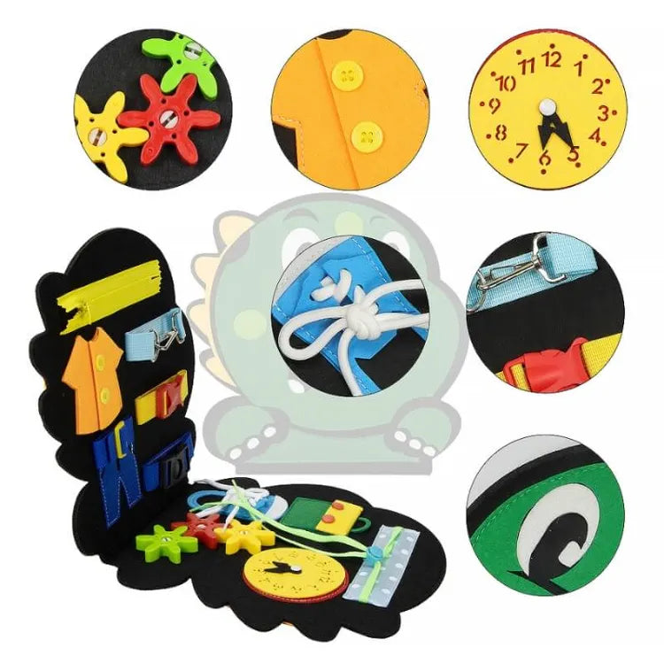 JurassicFun - Montessori Filz Lernboard