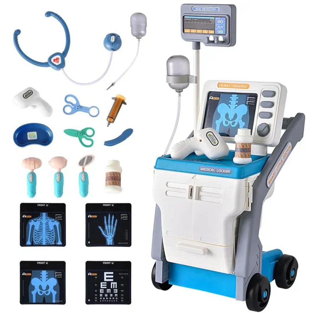 JuniorDoc - Medizinkarren-Spielzeug für Rollenspiele