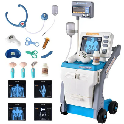 JuniorDoc - Medizinkarren-Spielzeug für Rollenspiele