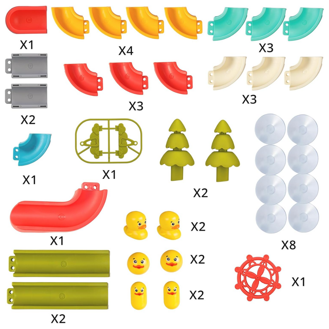 QuackTrack - Enten-Wasserrutsche Bad Spielzeug