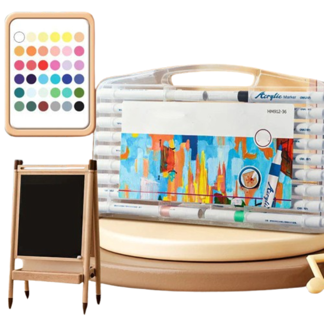 DoodleDrive Acrylmarker Set – Malen auf Allen Flächen – Ab 3 Jahren