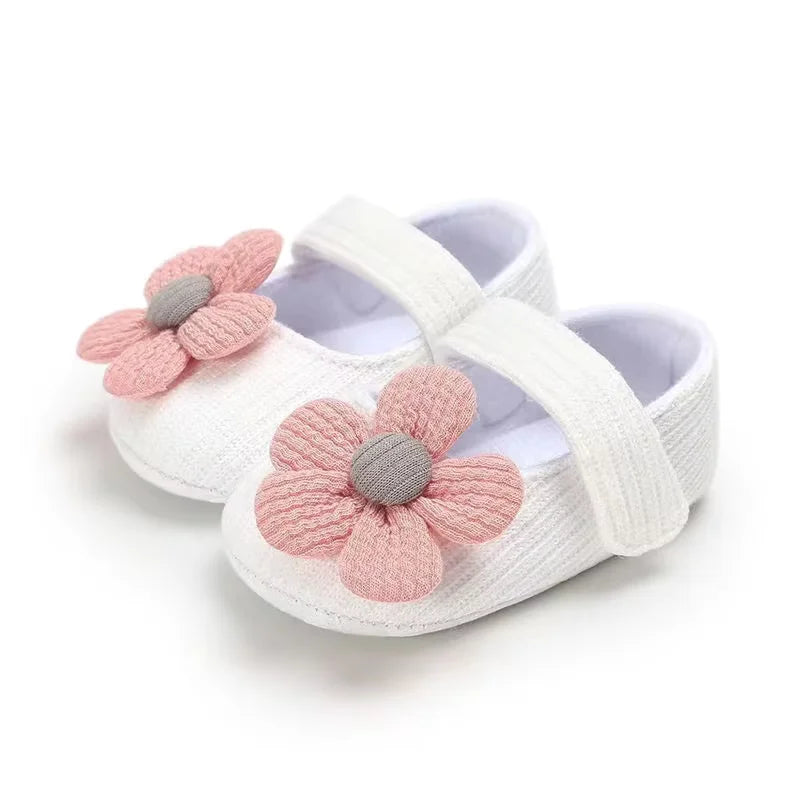 GlowSteps™ – Baby Mädchen Leuchtende Slip-On Socken Schuhe 0–12 Monate | Weicher Indoor-Komfort