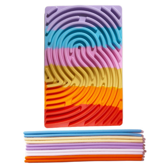 PushPeel – Silikon-Sensorik-Aktivitätsboard für Kinder ab 3 Jahren – Fördert Feinmotorik und Konzentration