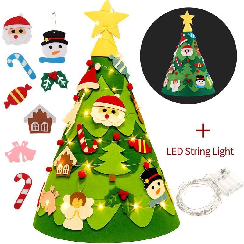3D ChristmasCraft - DIY 3D-Weihnachtsbaum-Bastelarbeiten für Kinder