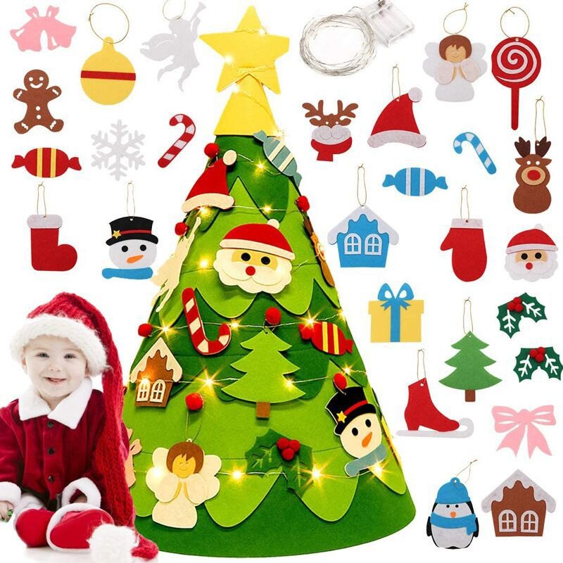 3D ChristmasCraft - DIY 3D-Weihnachtsbaum-Bastelarbeiten für Kinder