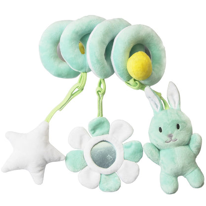 SnuggleSpiral™ – Weiches Aktivitätsspiralen-Spielzeug für Babys | 0+ Monate | Kinderbett, Kinderwagen oder Autositz