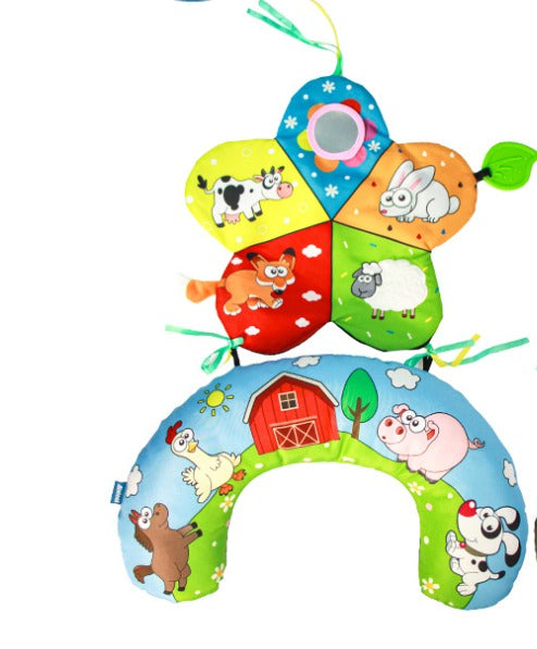 TummyNest – Montessori Baby Bauchlagekissen für Säuglingsunterstützung – Alter 0+