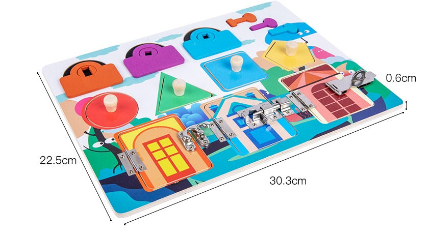 FindFrame – Holz Entdeckungs- & Sensorikspielzeug | Praktisches Lernen für Kinder ab 3 Jahren