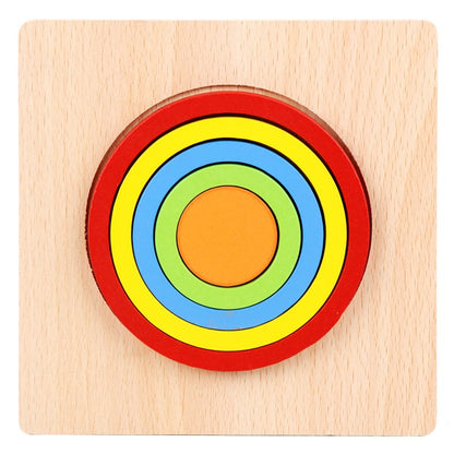 ShapeSort - Holz Montessori Puzzle-Spiel