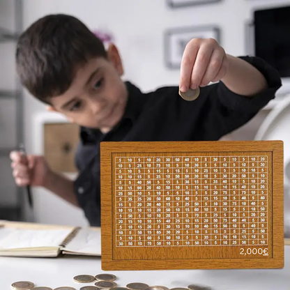 Money Saver Box - Wooden Craft Bausparkasse