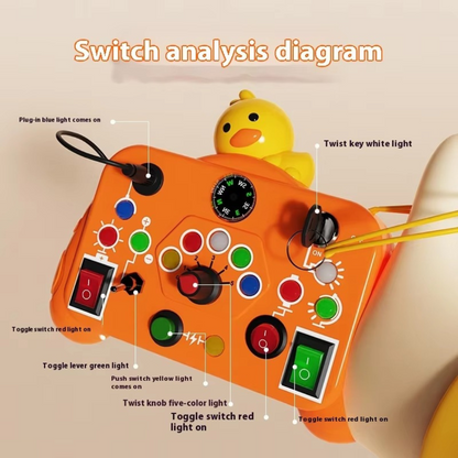 BrightBoard Licht & Sound Schiebespielzeug – Interaktives Spiel – Ab 3 Jahren