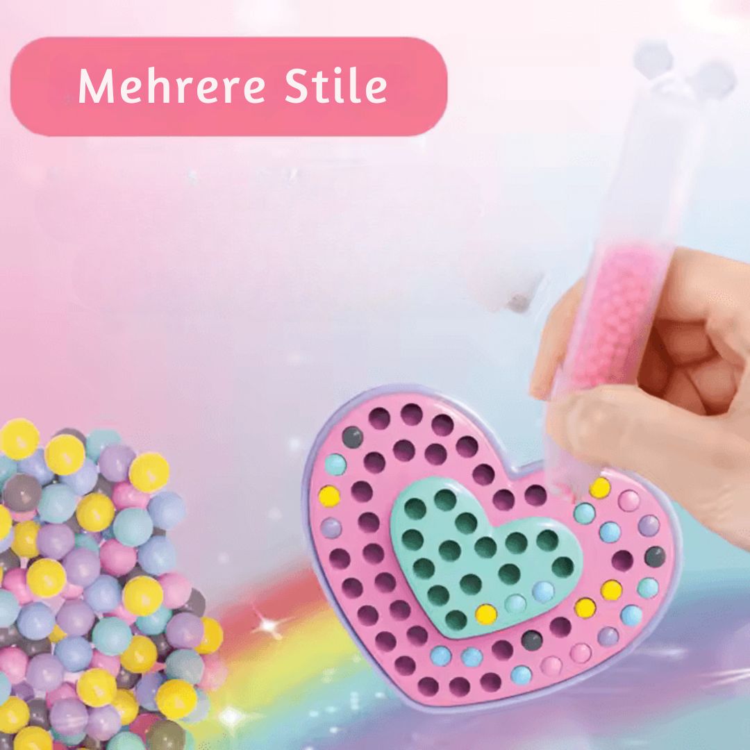 CraftyKids Perlenstift Bastelset – Kreatives DIY für Kinder – Ab 6 Jahren
