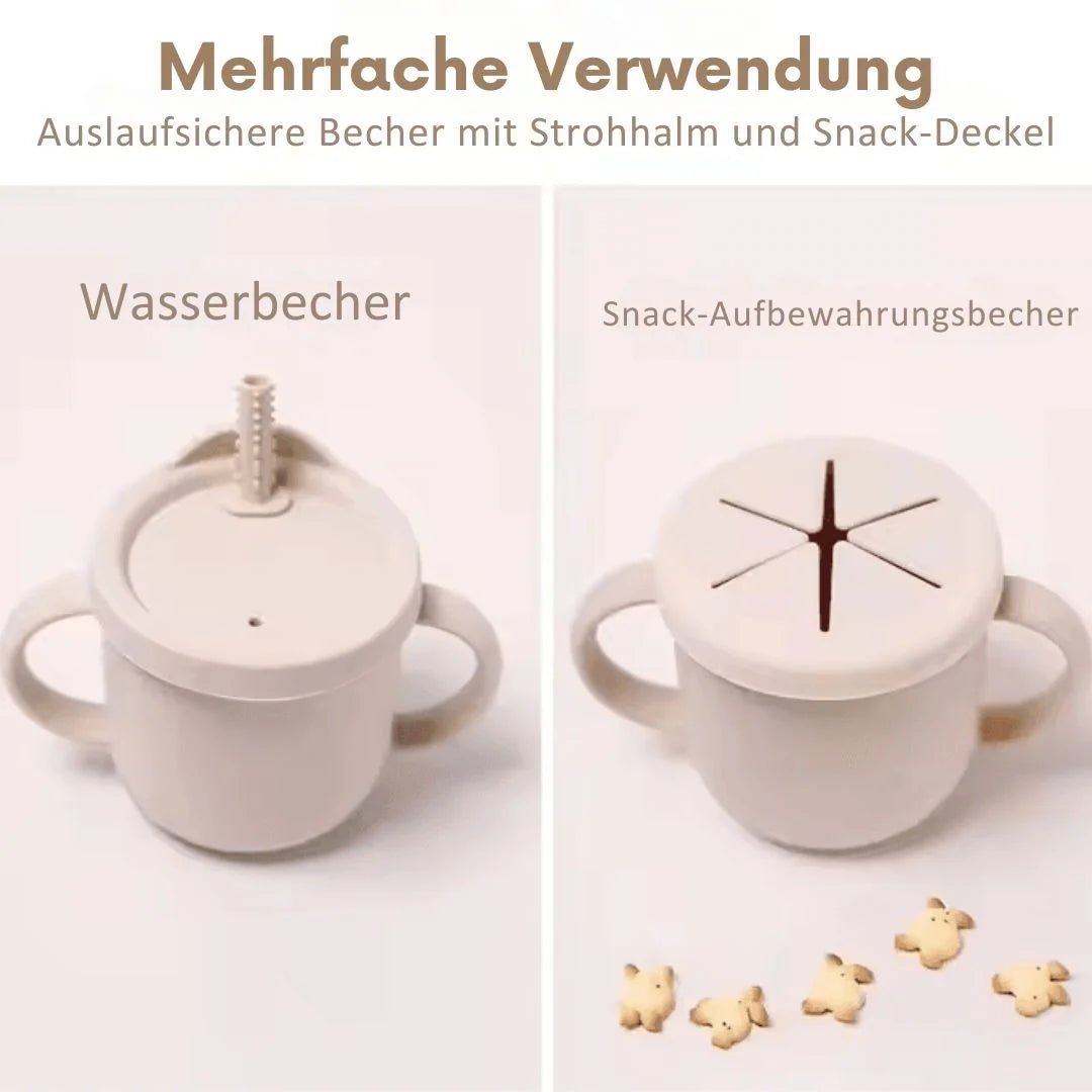 DinoDelight™ – Silikon-Geschirrset für Kinder ab 3+ – Fördert Sicheres und Spaßiges Essen