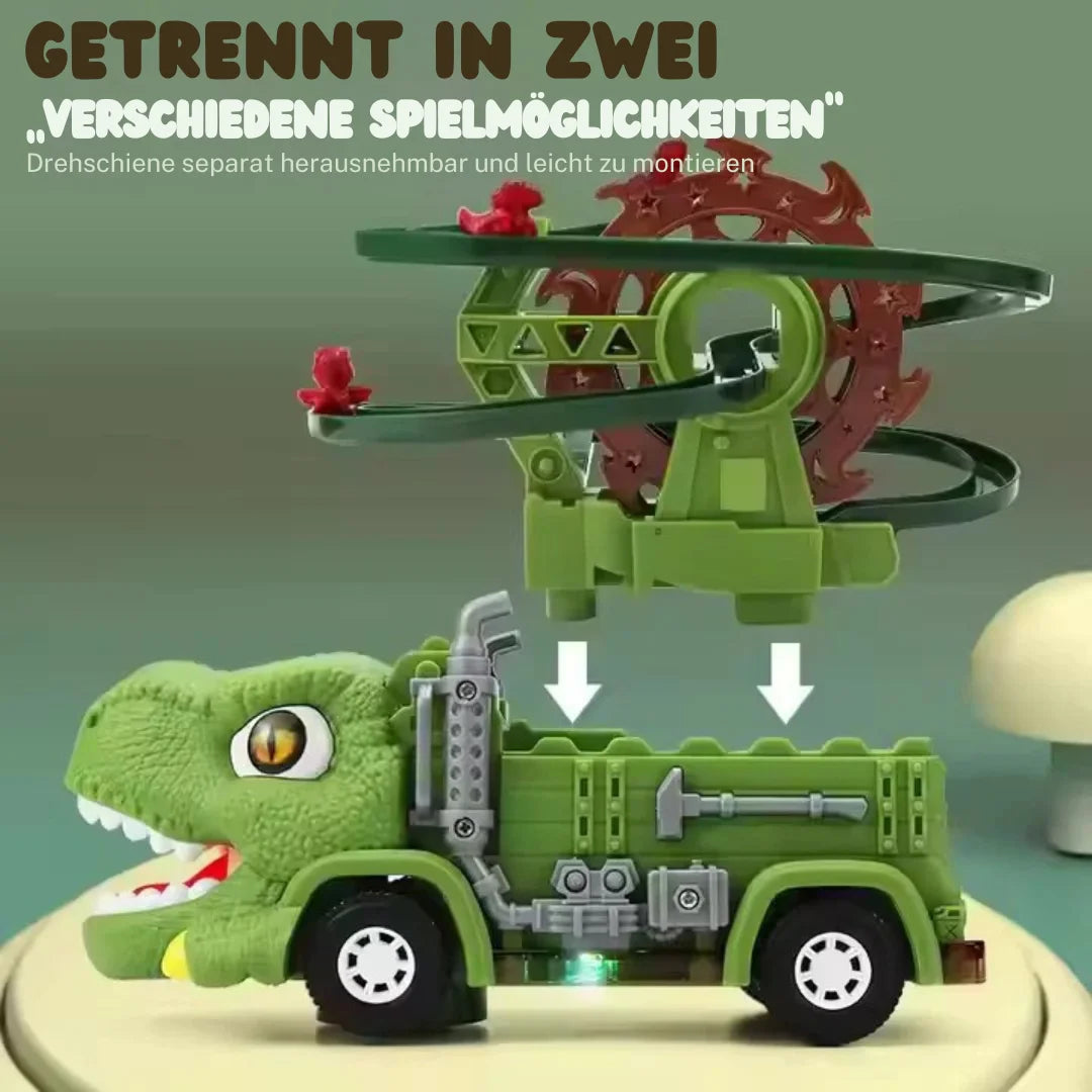DinoLoop™ - Beleuchteter Dinosaurier-Rennbahn-Truck für Kinder ab 3 Jahren - Kombiniert Action, Lichter und STEM-Spiel