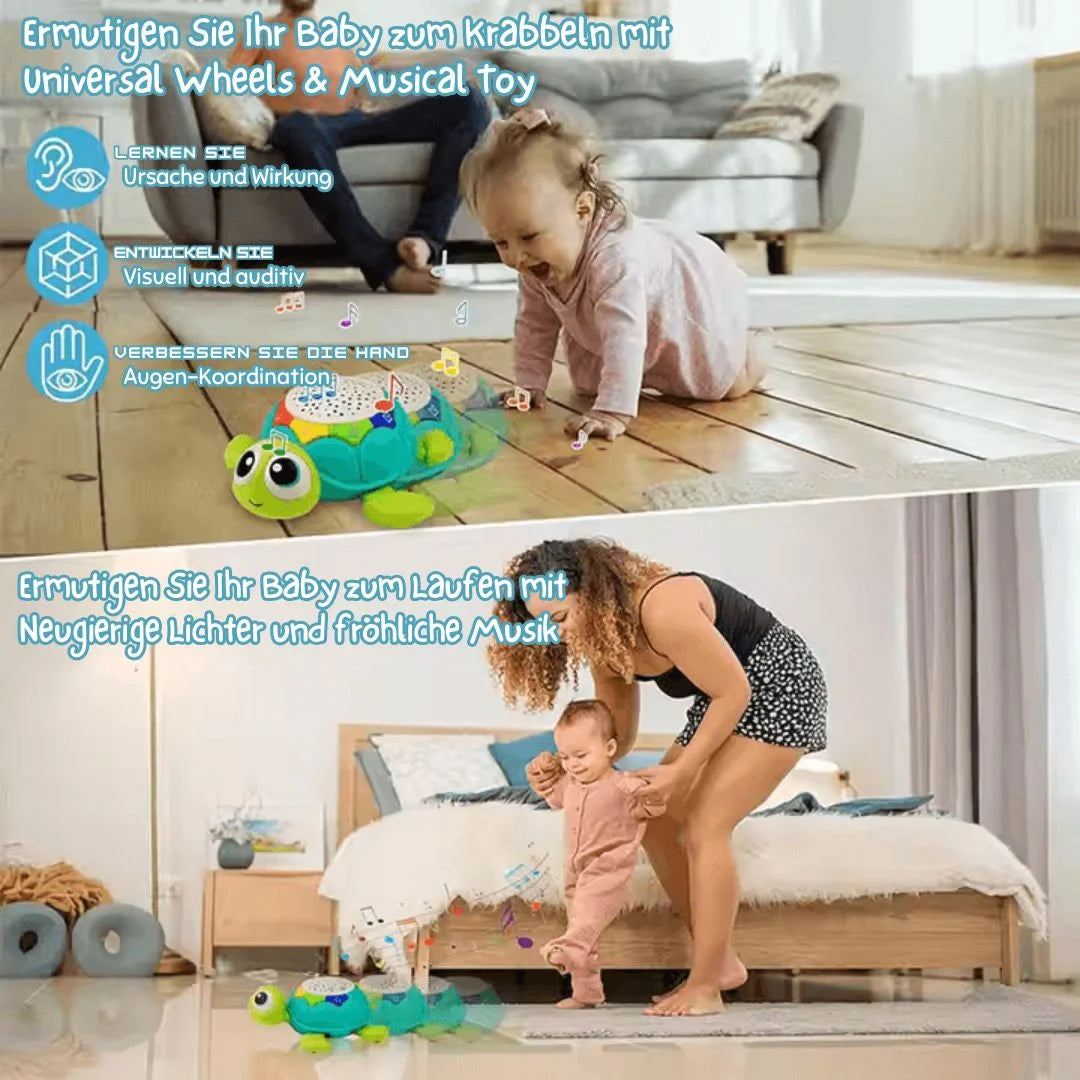 StarShell™ – Schildkrötenprojektor für Kinder ab 3+ – Fördert das Krabbeln
