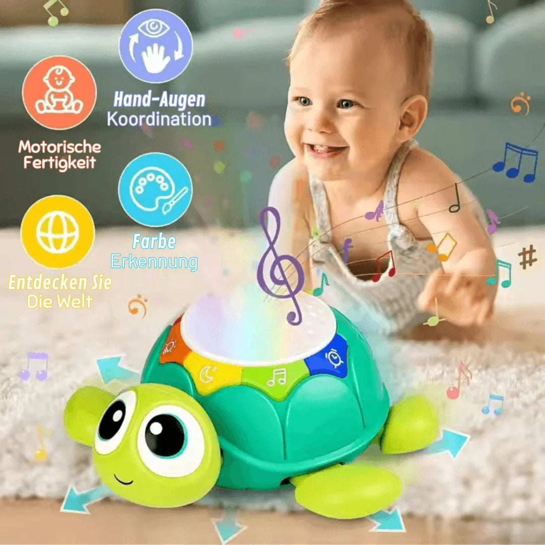 StarShell™ – Schildkrötenprojektor für Kinder ab 3+ – Fördert das Krabbeln