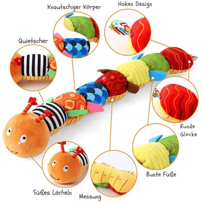 PlayfulPals™ – Musikalisches Plüschrassel für Kinder ab 0+ – Fördert die Sensorische Entwicklung