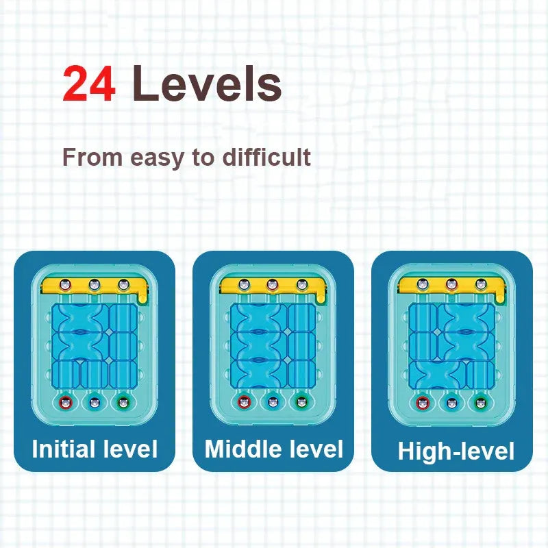 TiltTrack – Kugellabyrinth-Puzzlespiel für Kinder ab 5 Jahren – Verbessert Konzentration & räumliches Denken