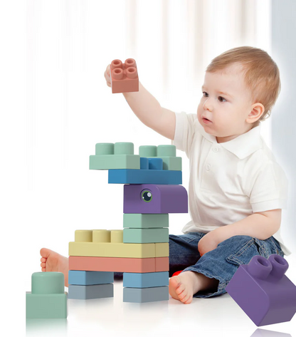StackCraft – Montessori-Holzbausteine für Kinder ab 3 Jahren – Fördert kreatives Spielen & Feinmotorik
