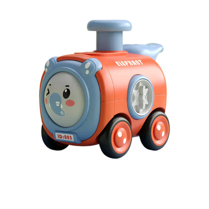 WhimsyWheels™ - Interaktives Tier-Zug-Spielzeug für Kinder ab 2 Jahren - Pfeifen, Wechseln & Erforschen