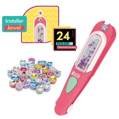 GlamDazzle™ – Haarschmuck-Stempelset für Kinder ab 6 Jahren