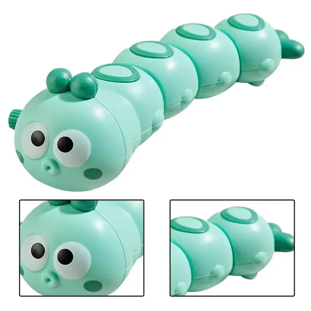 WiggleWorm – Zieh-und-Los Kriechspielzeug | Ursache-Wirkung Spaß für Babys ab 6 Monaten