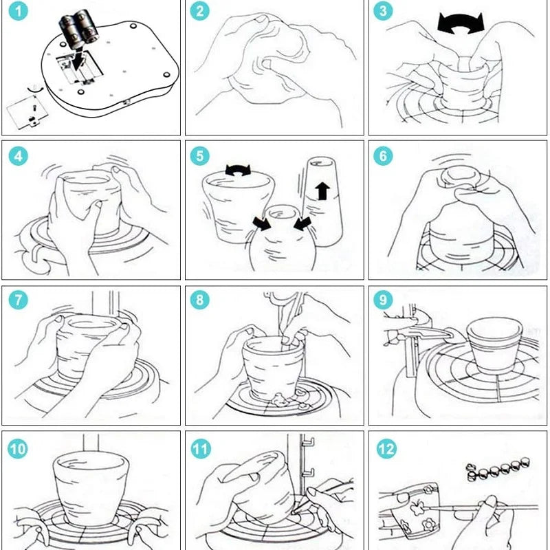 PotterySet -Kinder-Töpfer-Set