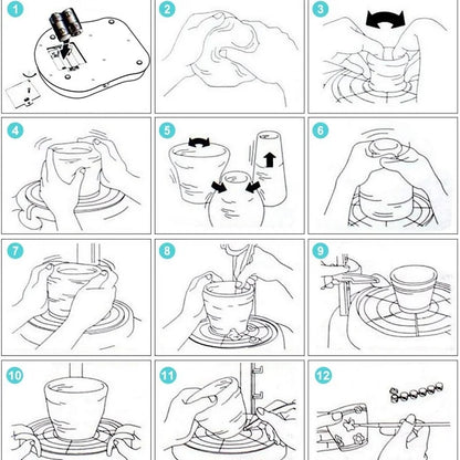 PotterySet -Kinder-Töpfer-Set